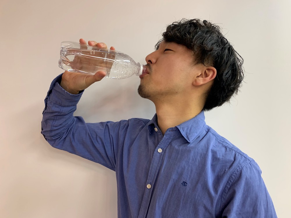 こまめに水分を取る!
